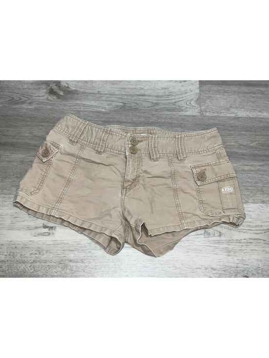 Aeropostale Pants - Aeropostale Beige Cotton Cargo Shorts Size 7/8